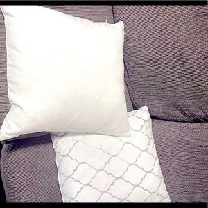 Bundle of 2 Large throw pillows